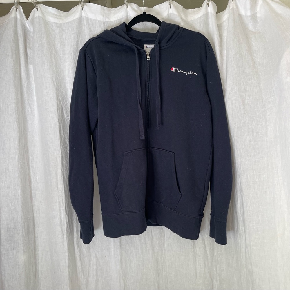 Champion zippered zindown hoodie